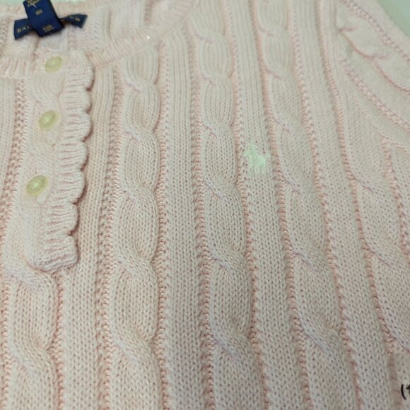 NWT Ralph Lauren Girls' Large (12-14) Sweater Dress and Zippered Hoodie - Picture 8 of 16